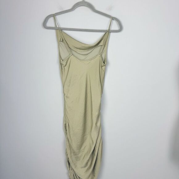FREE PEOPLE | NEW INTIMATELY Moss Green Cinch Side Slip Dress Midi Women’s Small - Picture 8 of 10